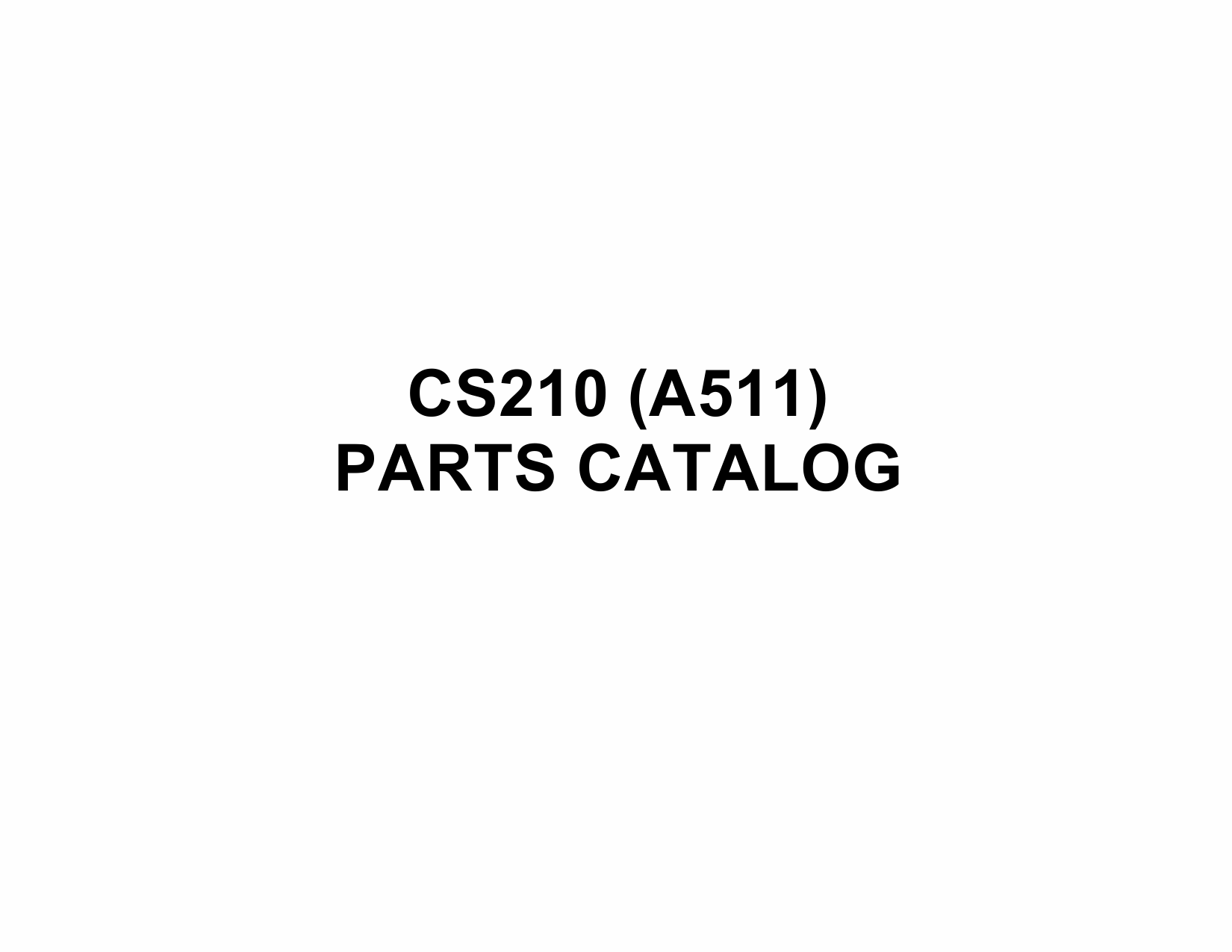 RICOH Options A511 CS210 Parts Catalog PDF download-1